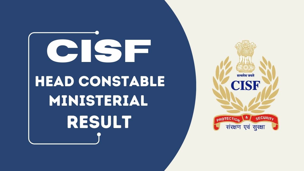 cisf hcm result