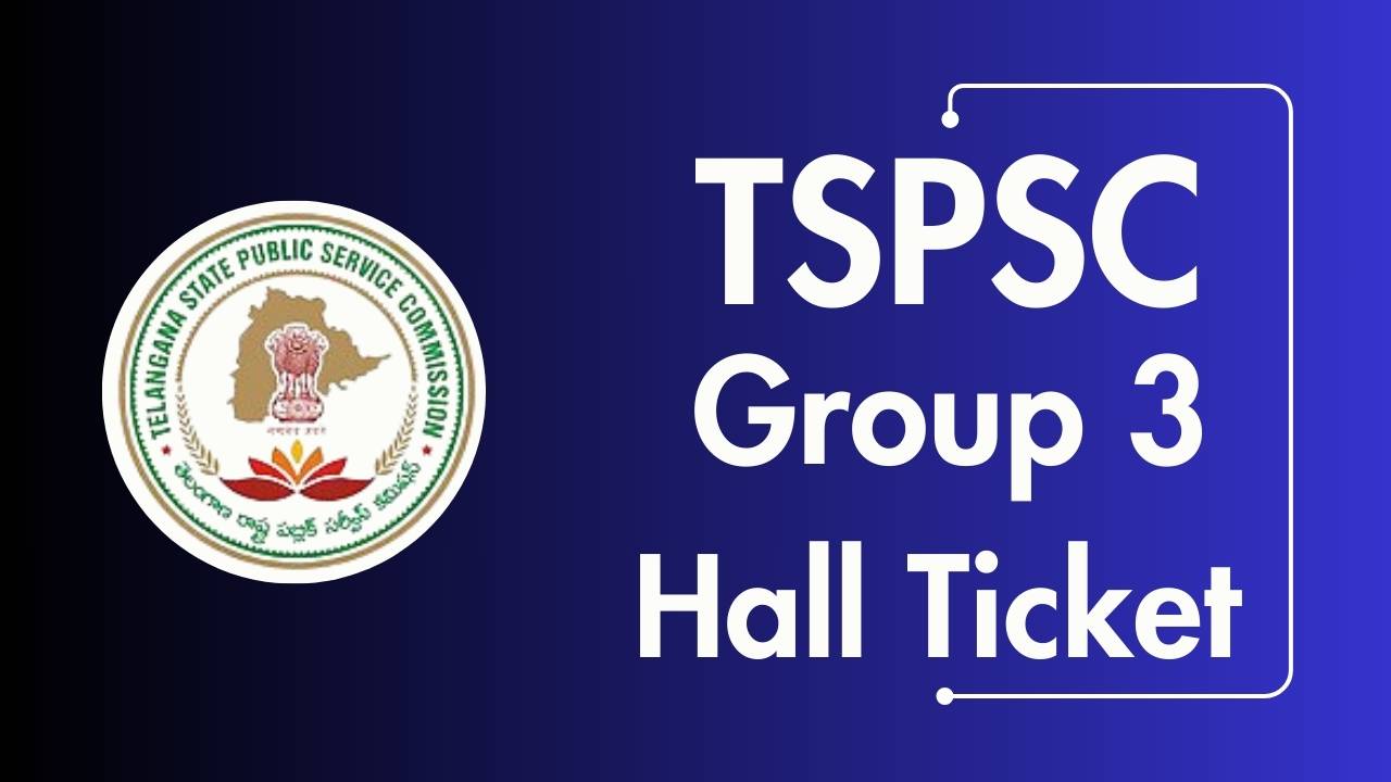 telangana group 3 services hall ticket