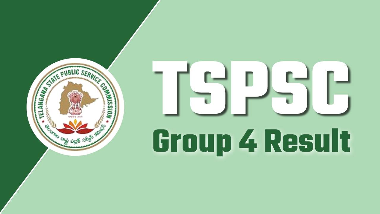 tspsc group 4 result