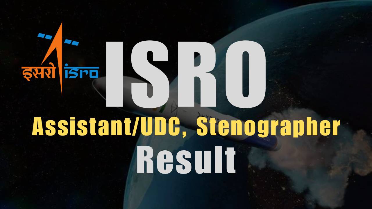 isro udc steno result