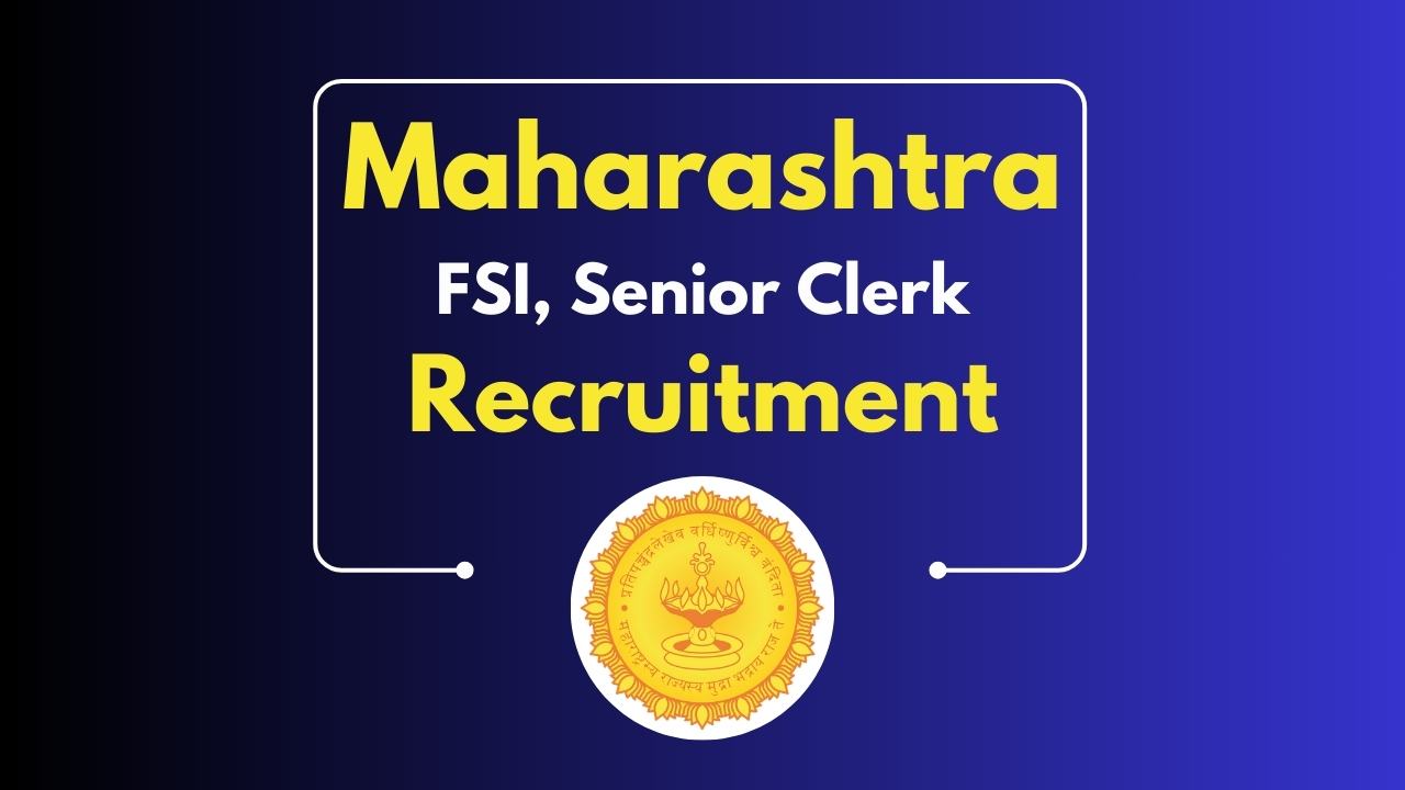 maharashtra food supply inspector recruitment