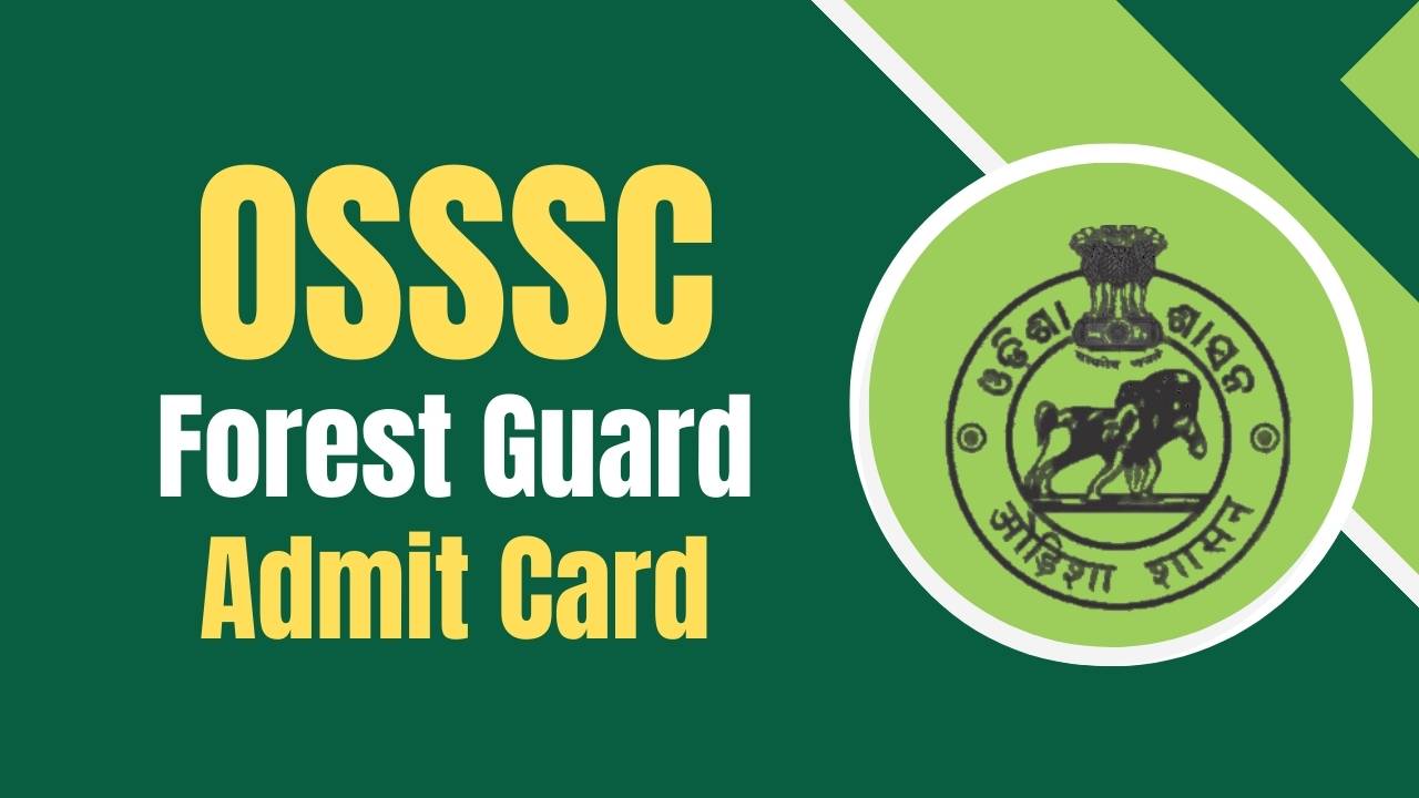 odisha forest guard admit card