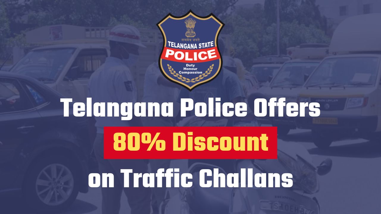 telangana police offers discount on challans