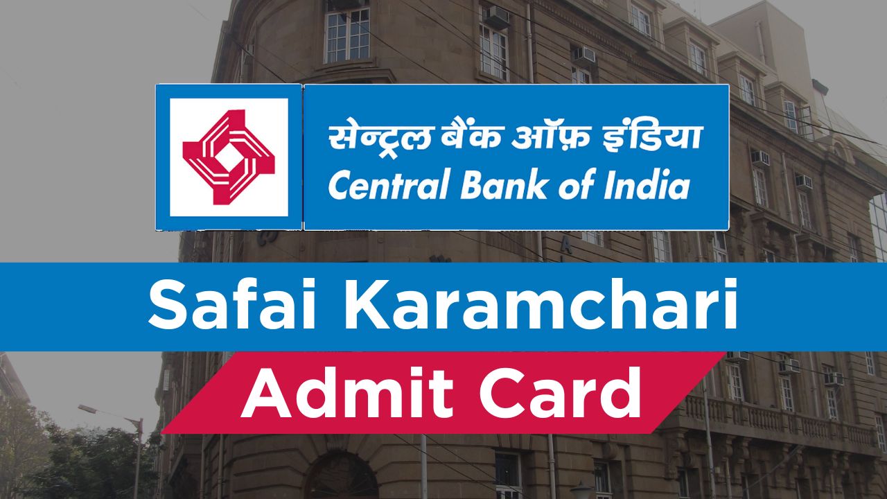 cbi bank safai karamchari admit card