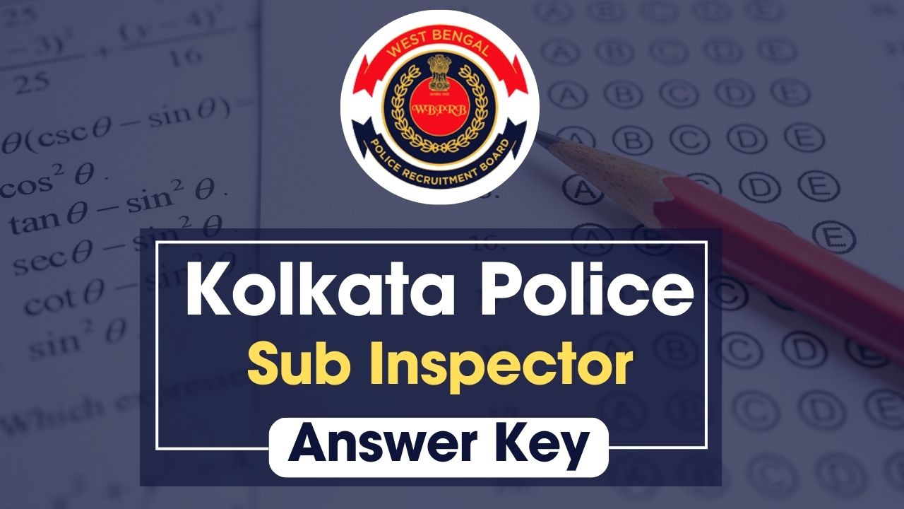 kolkata police answer key