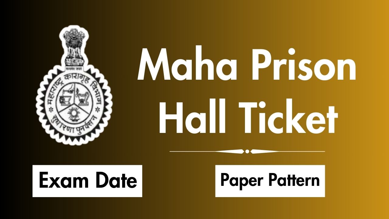 maha prison clerk exam date