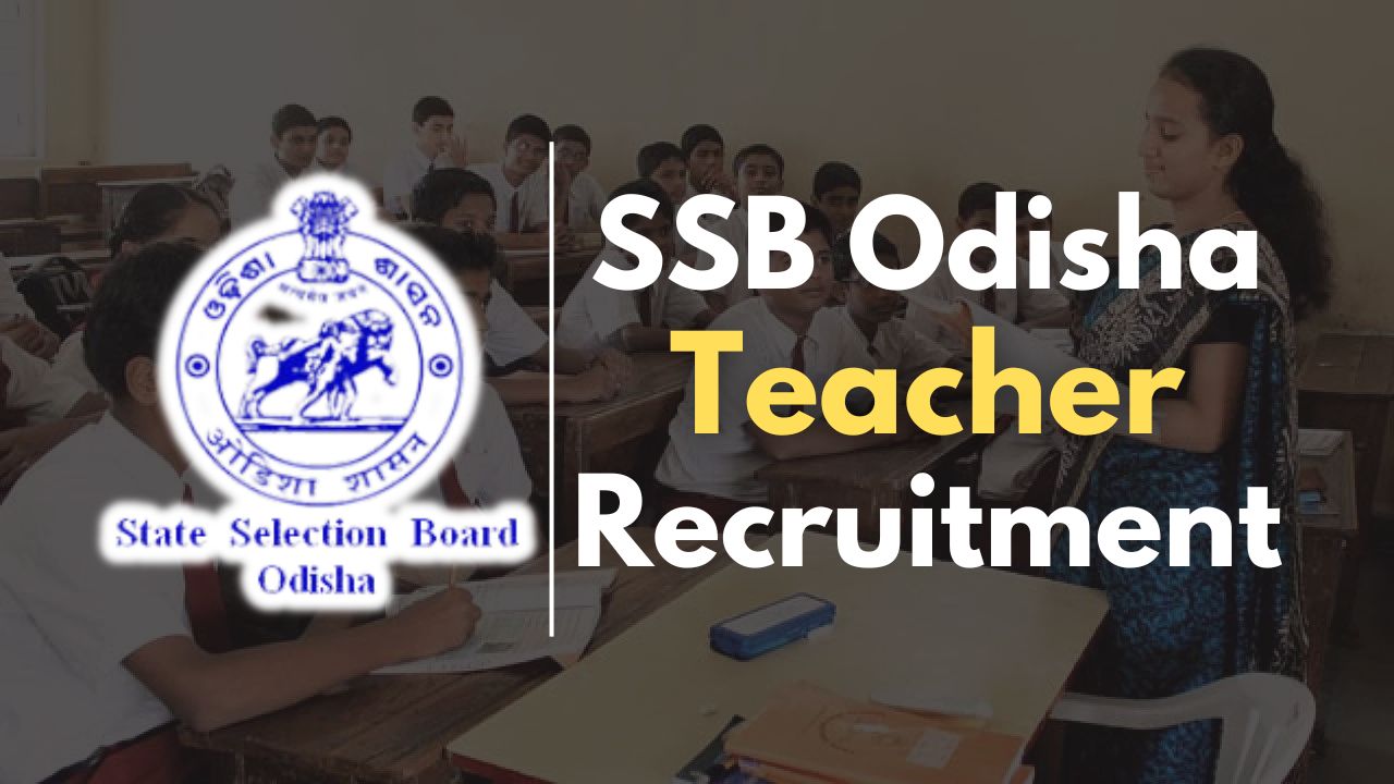 ssb odisha teacher vacancy
