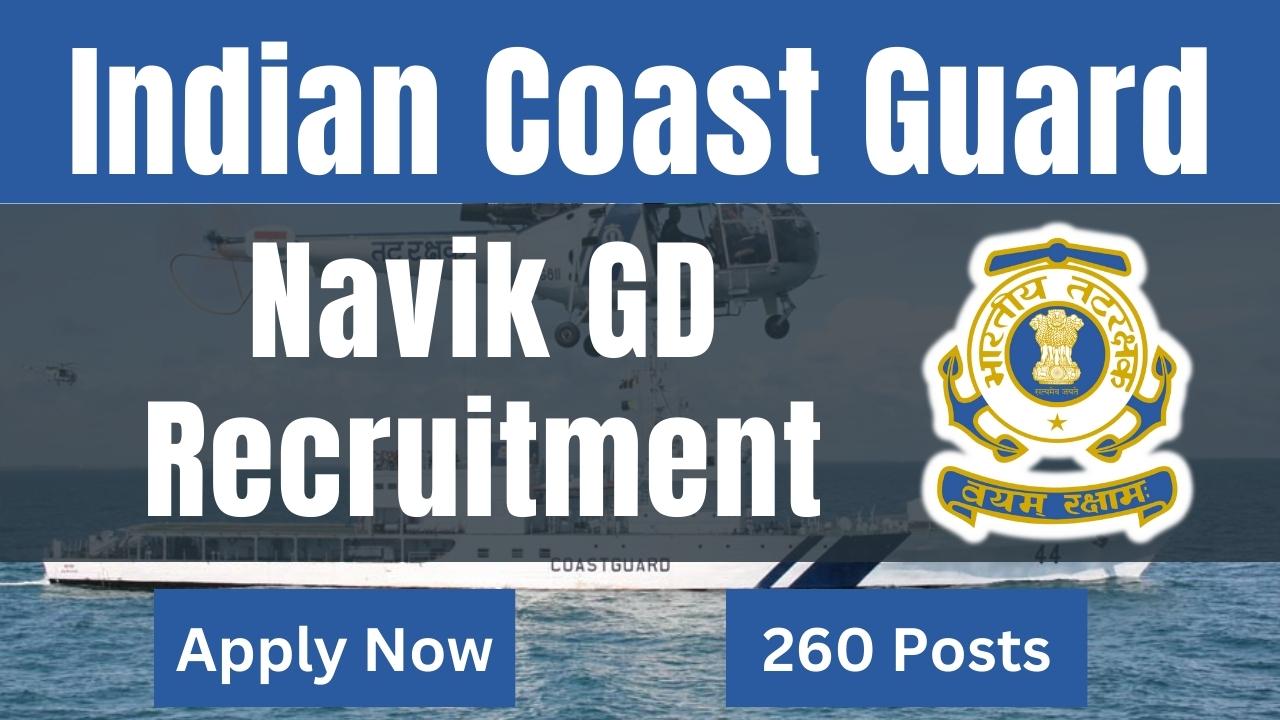indian coast guard navik gd vacancies