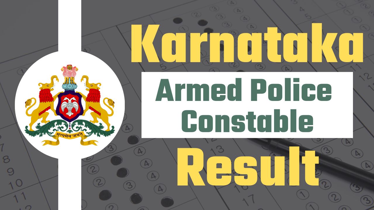 ksp armed police constable result