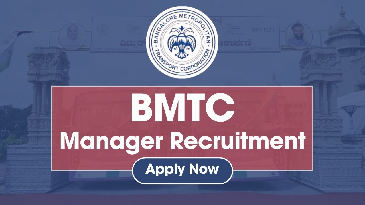 bmtc manager recruitment